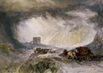 Turner Painting - Paso del Monte Cenis Romántico Turner